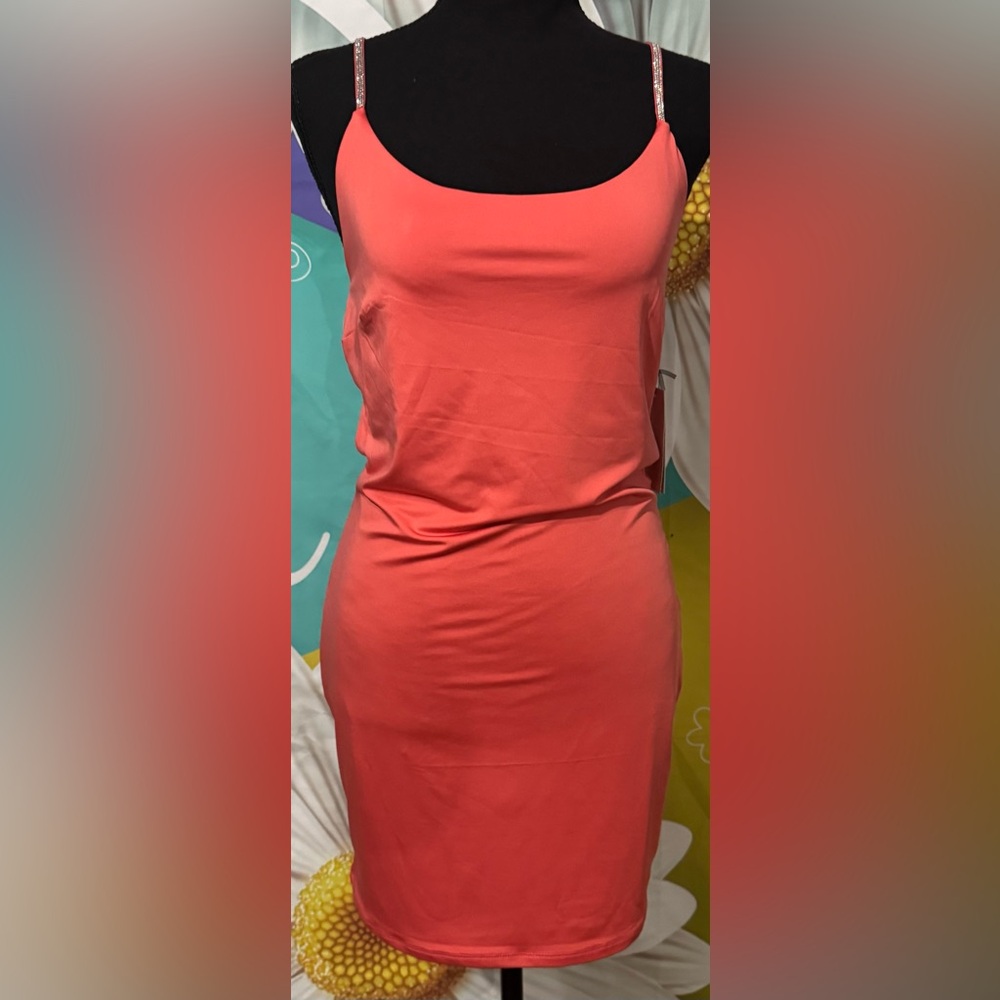 Iris Rhinestone Strap Bodycon Cami Mini Dress